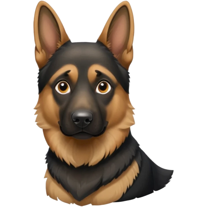 German Shepherd dog emoji