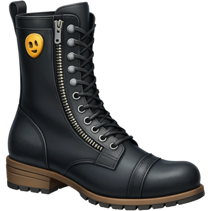 zipper boot emoji
