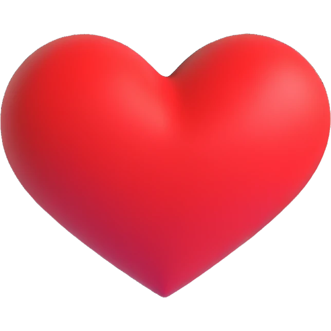 red heart emoji