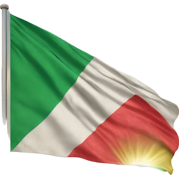 Hungarian flag with kurdish sun emoji