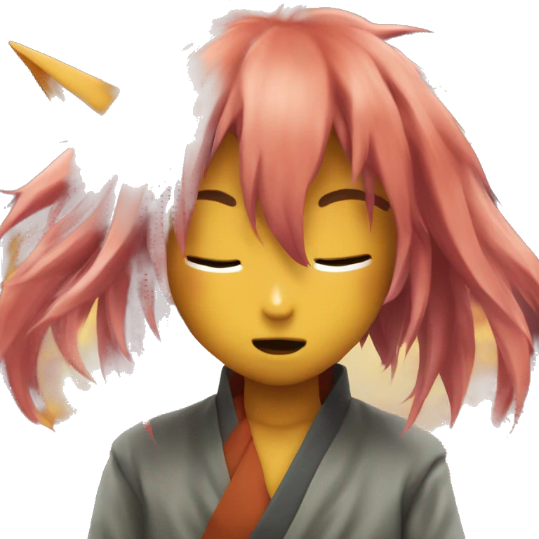 kurama diciendo HOLA emoji