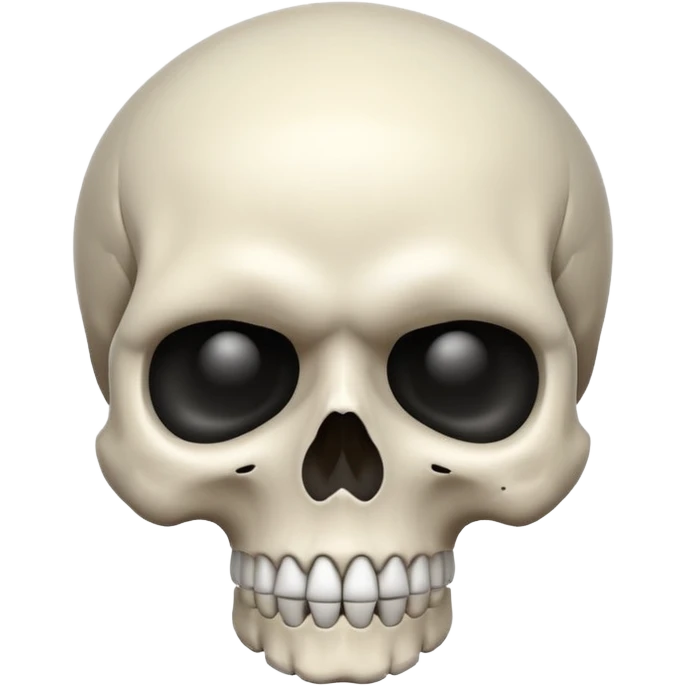 Skull emoji with chill emoji emoji
