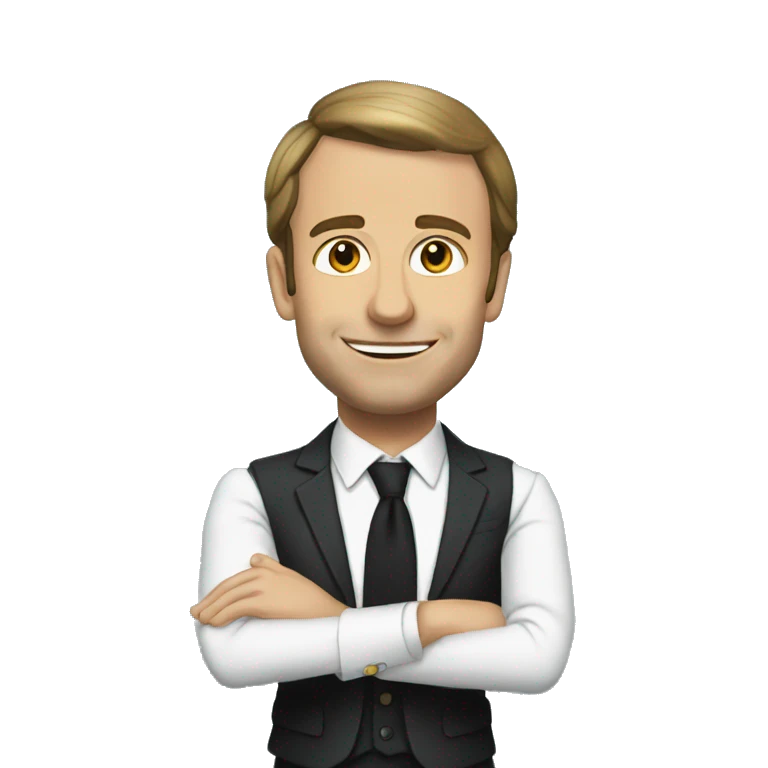 Macron danse  emoji