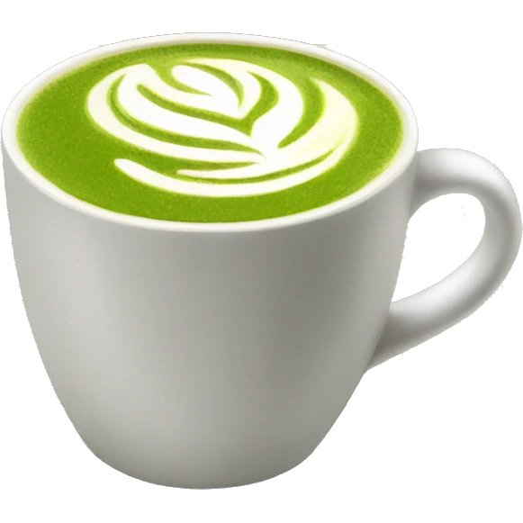 Matcha latte  emoji