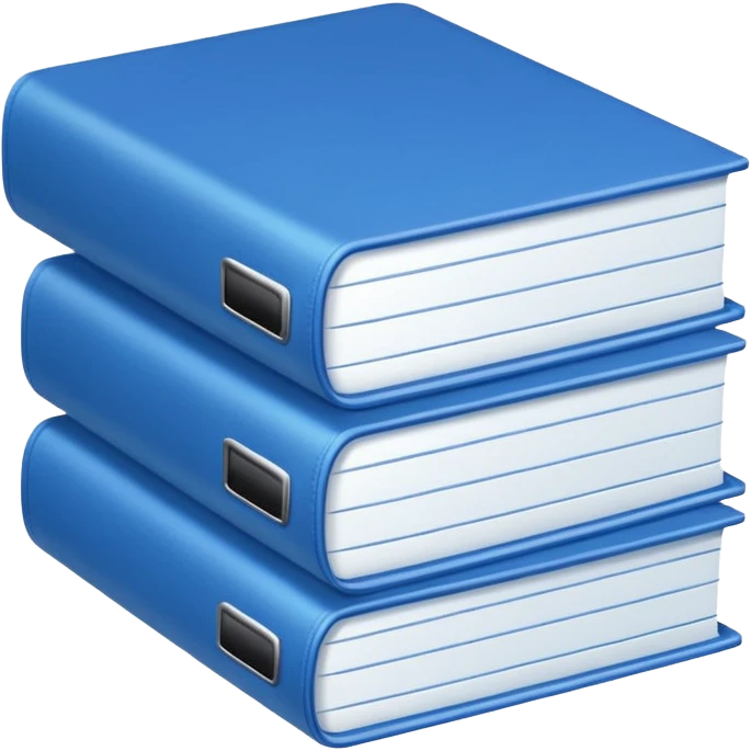 documents with blue cover emoji