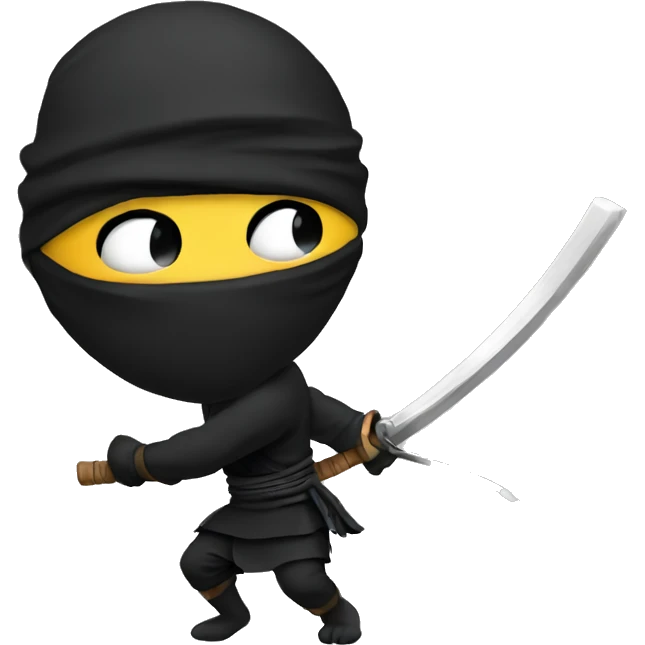 Ninja with a ARP emoji