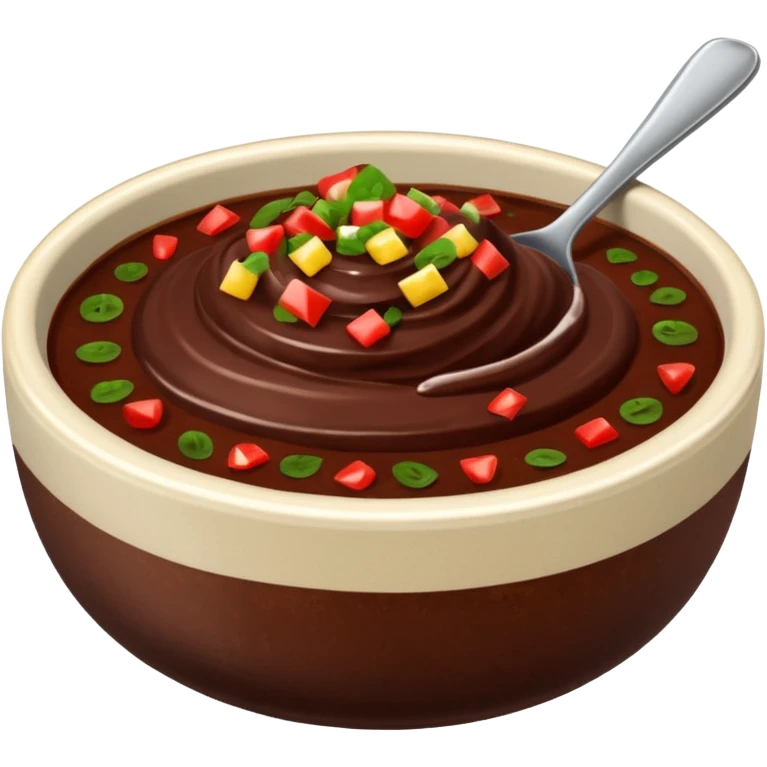 salsa de chocolate emoji