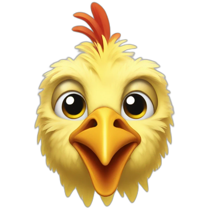 Chicken animatronic emoji