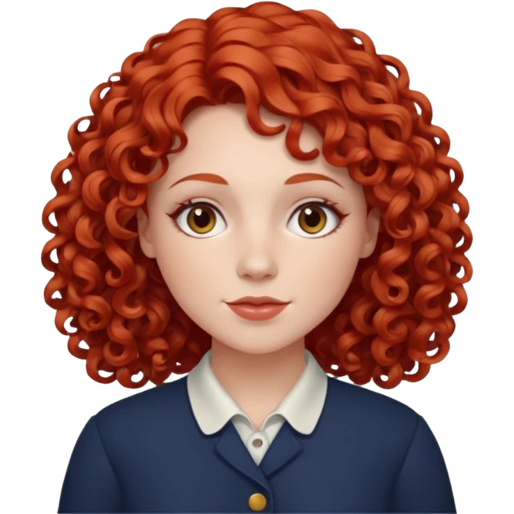 Rose DeWitt Bukater curly red hair emoji
