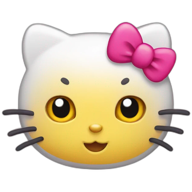 Hello kitty emoji