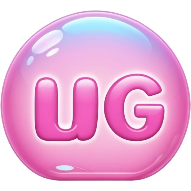 Word "IG" pink color emoji