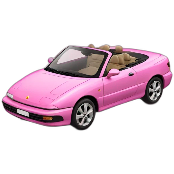 cabriolet pink emoji