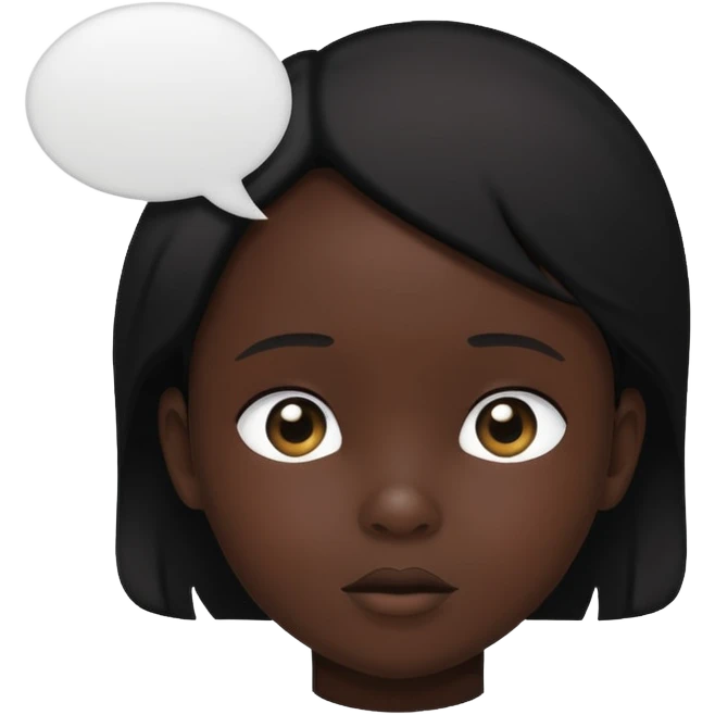 child silhouette with speech bubble emoji