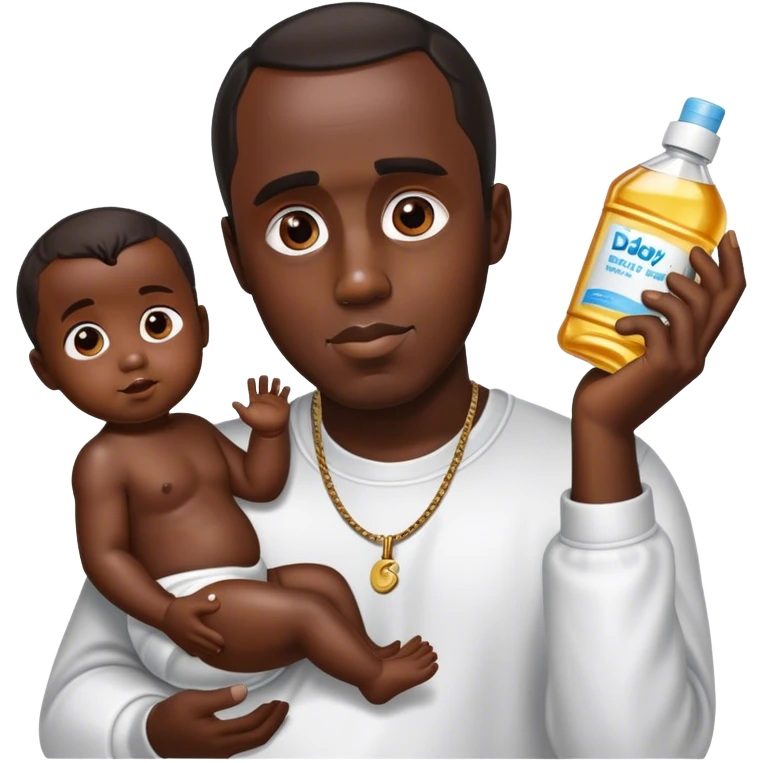 Diddy with baby oil  emoji
