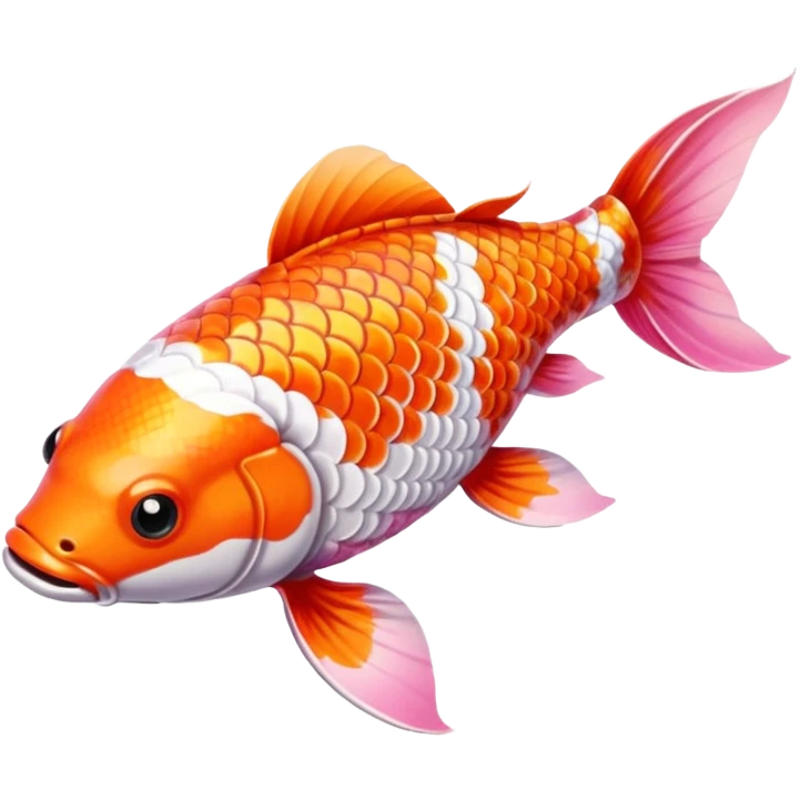 peixe koi rosa emoji