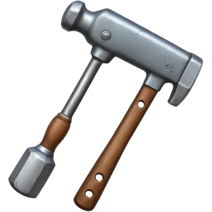 a default hammer, one hummer without anything else emoji