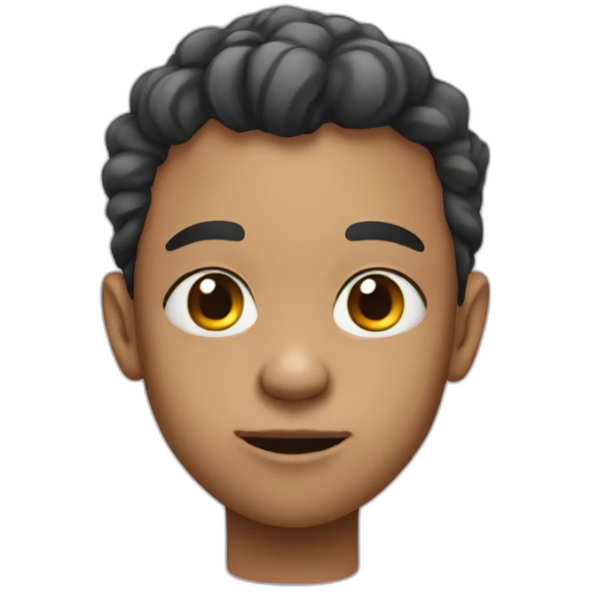 ugly looking kid emoji
