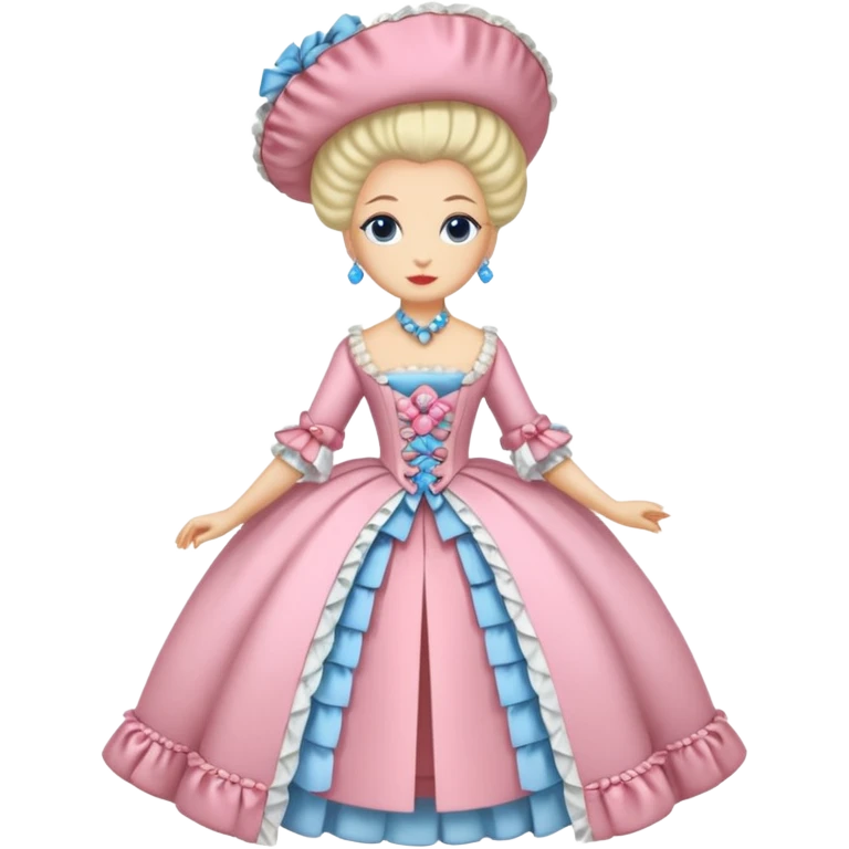 marie Antoinette fashion  emoji