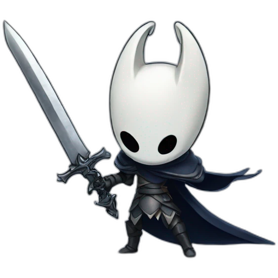 Hollow knight whit sword emoji