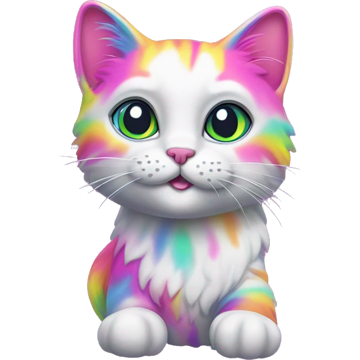Lisa frank cat emoji