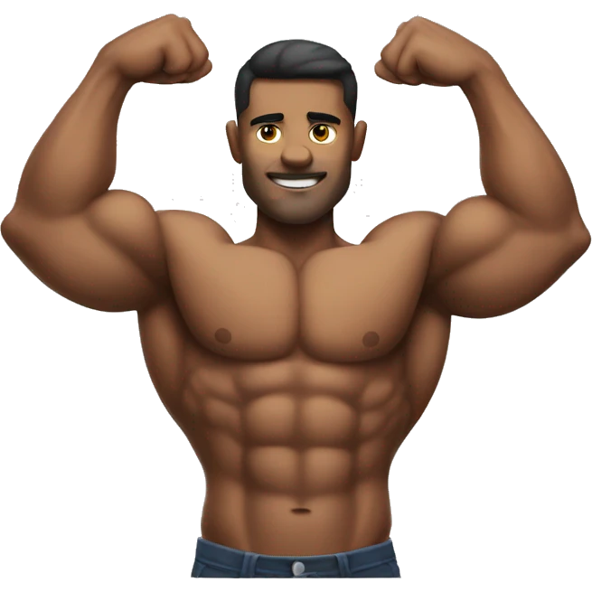 Muscular man  emoji