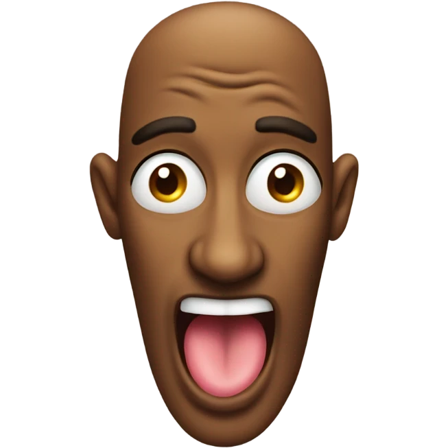 Man with tounge emoji