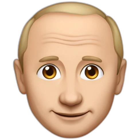 Vladymyr Putin Smiling Face With Heart-Shaped Eyes emoji