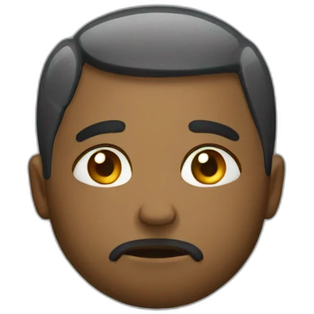 Sad and emotional emoji