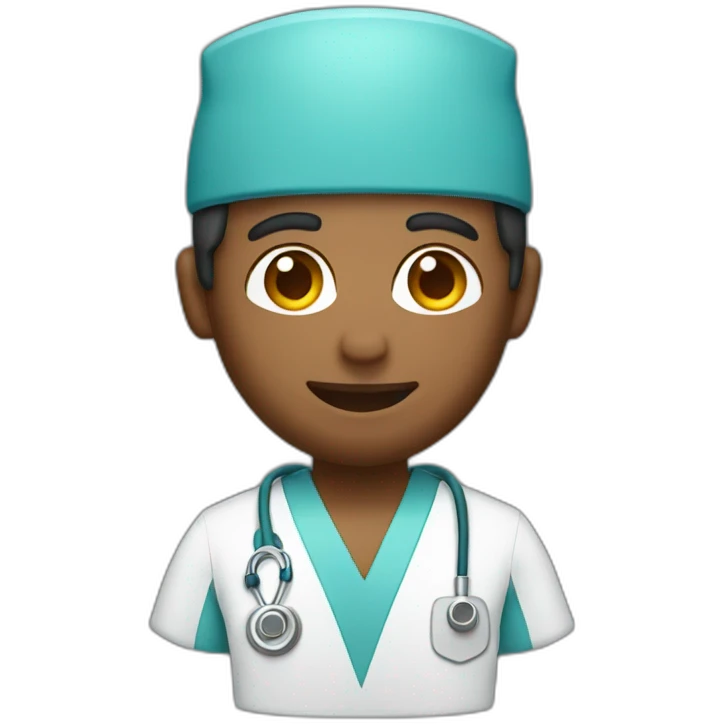 male nurse anesthetist emoji