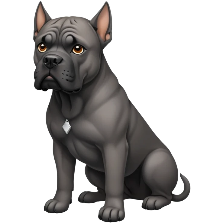 Cane corso pointy ears emoji