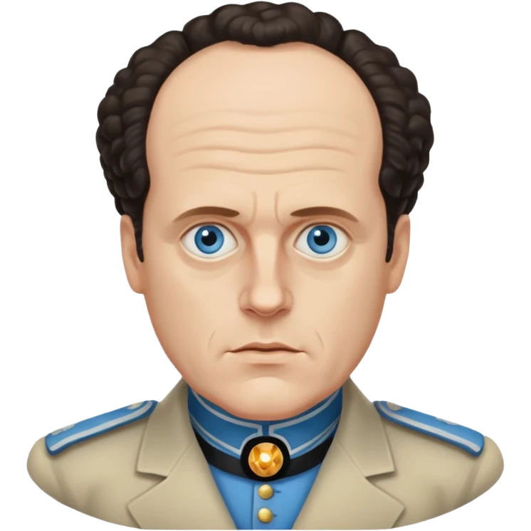 Sergei Eisenstein with blue eyes emoji