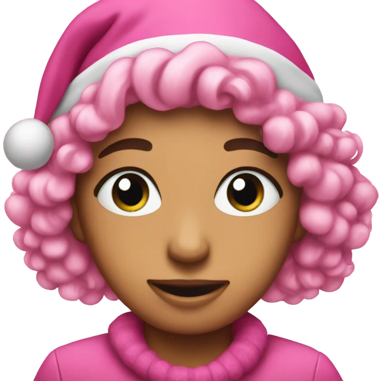 Pink Christmas  emoji