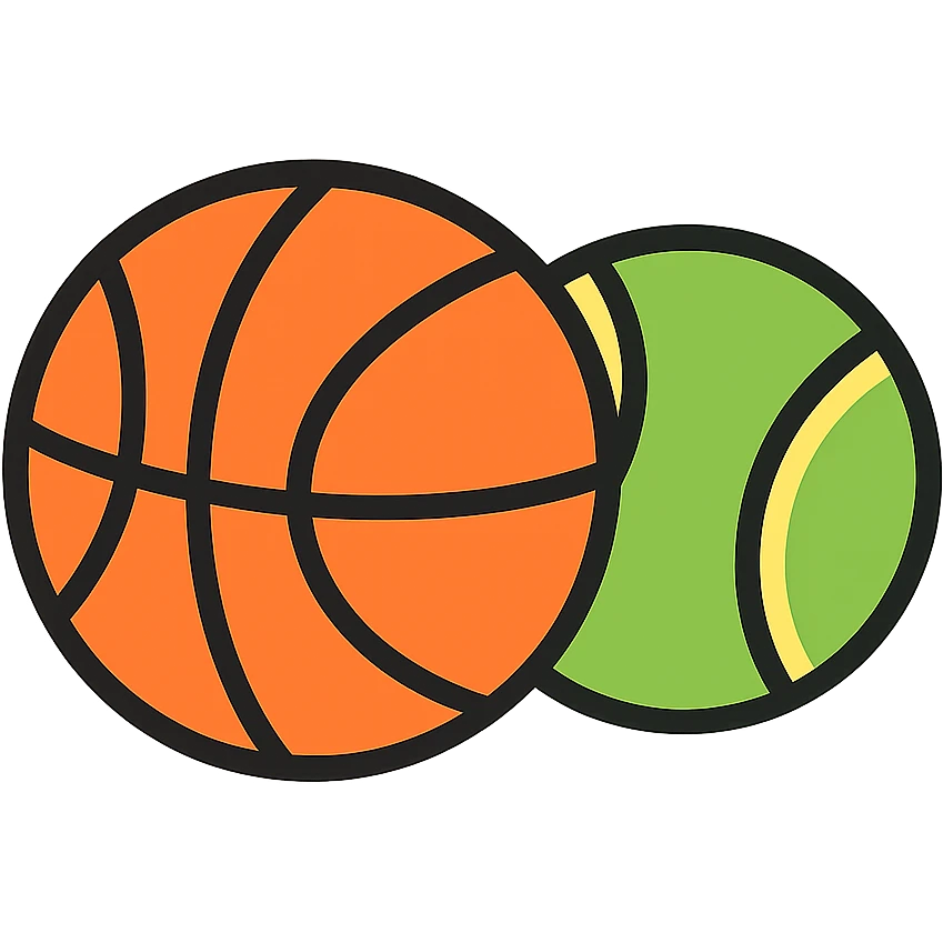 two balls standing together emoji