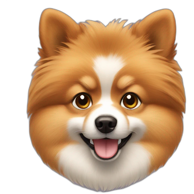 guy like pomeranian emoji