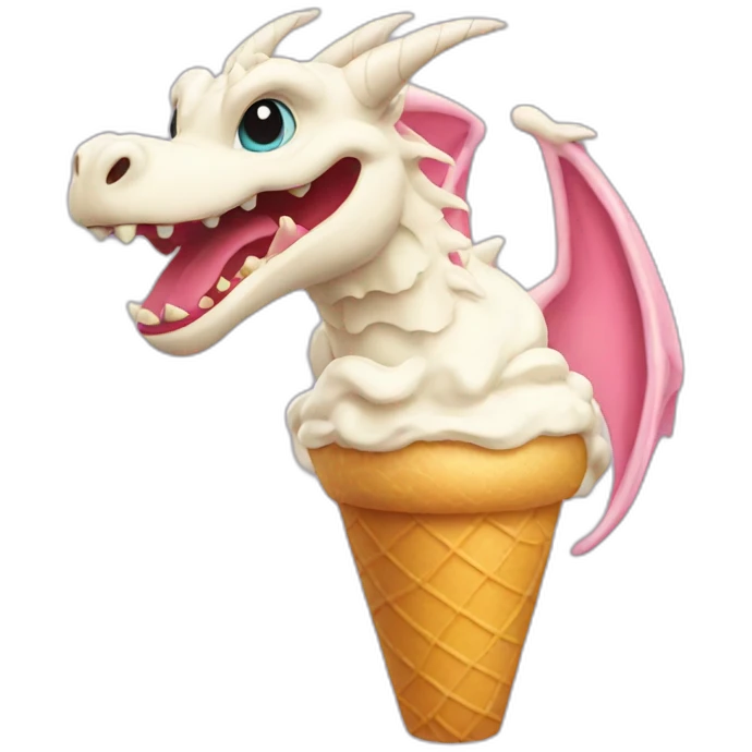 ice cream dragon emoji