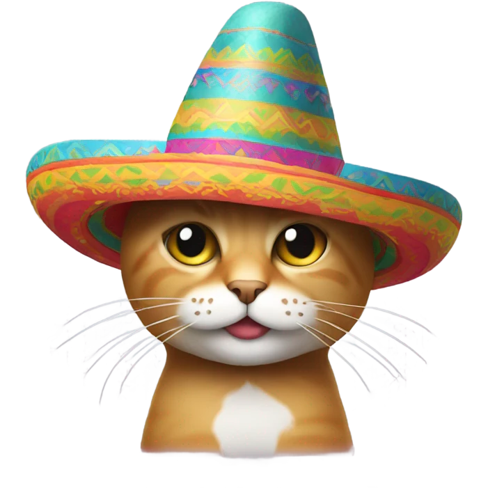 cat with a sombrero emoji