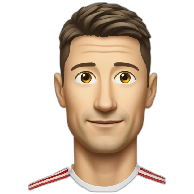Lewandowski foot POLSKA emoji