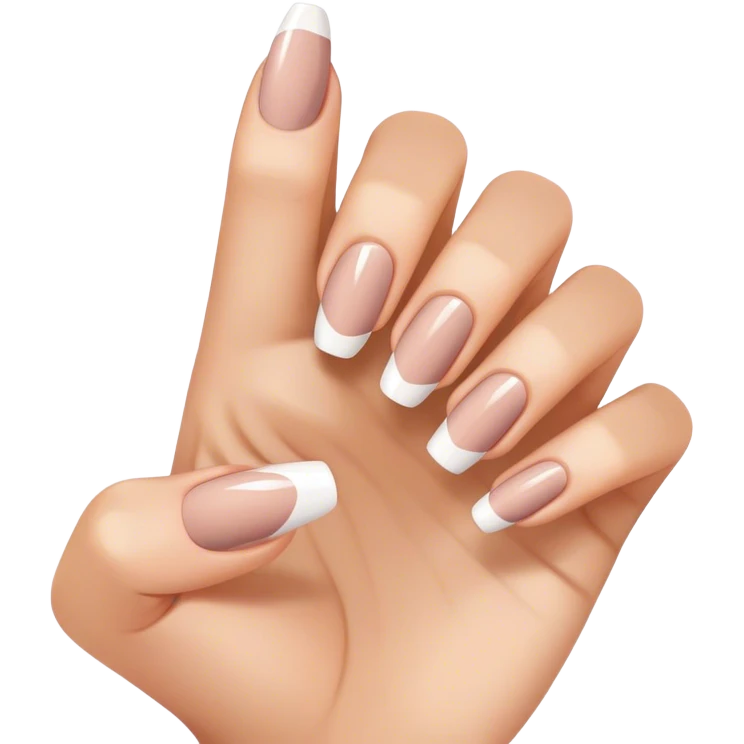 nails with french emoji