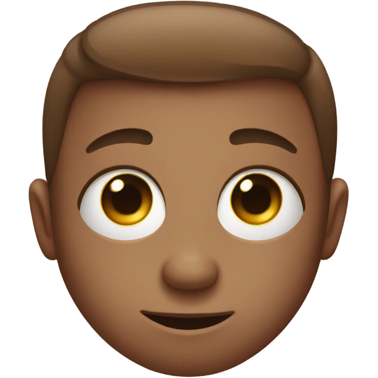 Blushing face with huge sparkly round eyes emoji