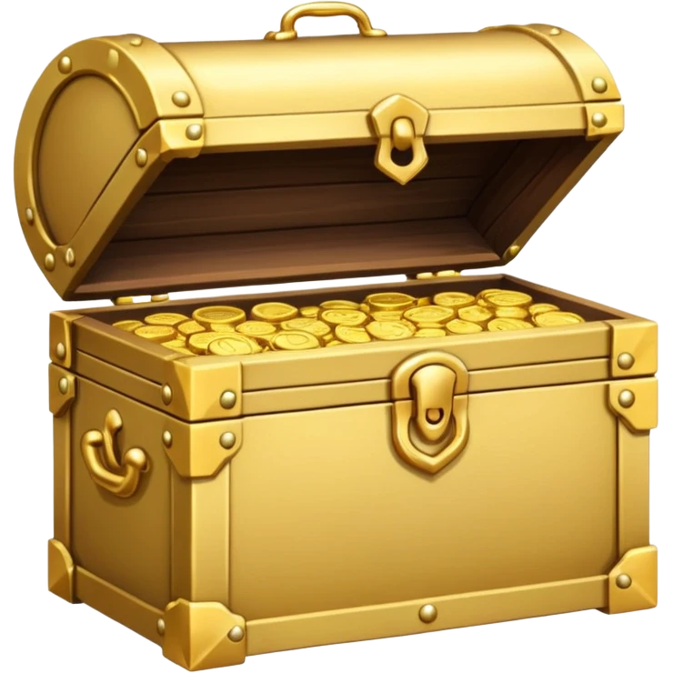 gold mealic chest  premium  emoji