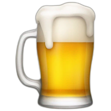Chat qui boit une bière  emoji