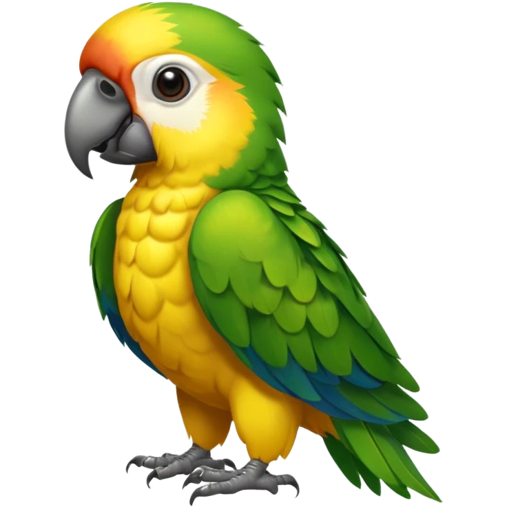 Perroquet qui est de face  emoji
