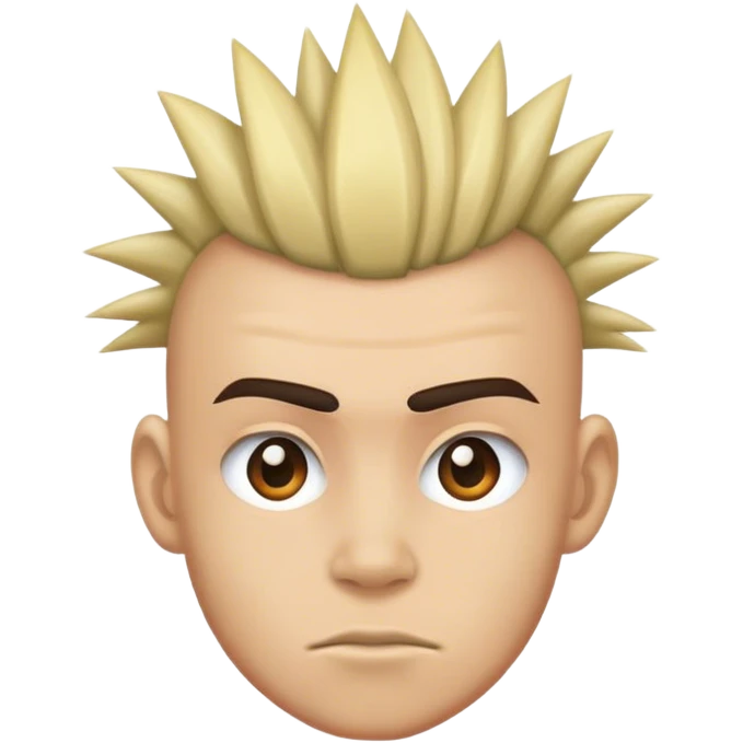 cabelo moicano emoji