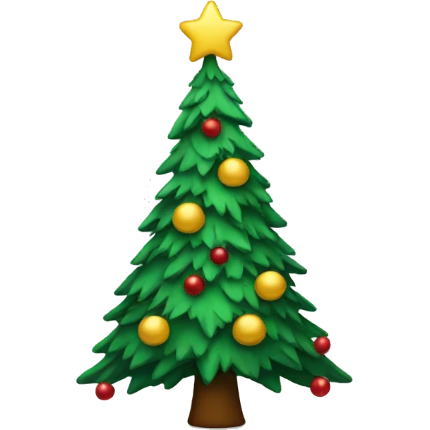 Christmas tree emoji