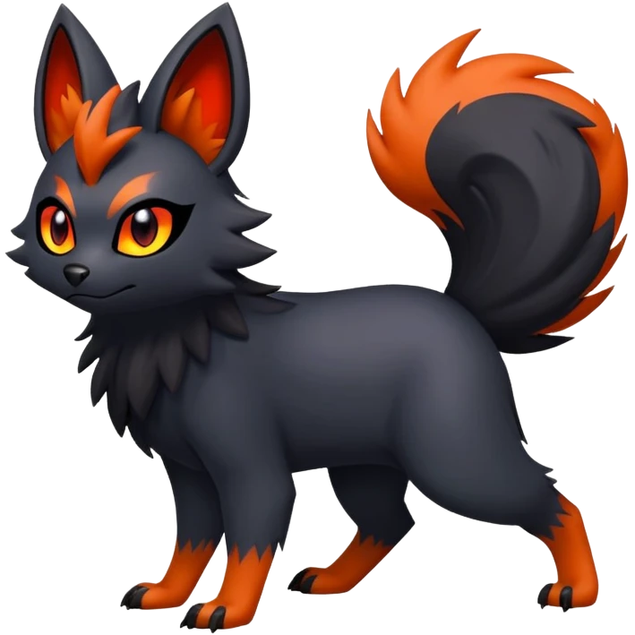 Zorua-Fakémon-hybrid-creature (full body)  emoji