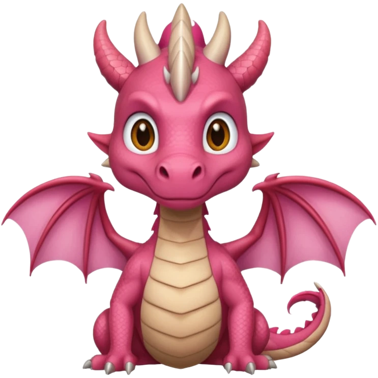 pink dragon with shirt emoji
