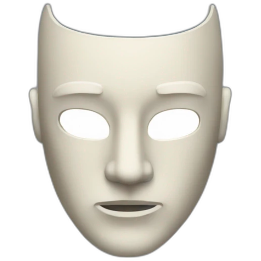 half-man-half-mask emoji