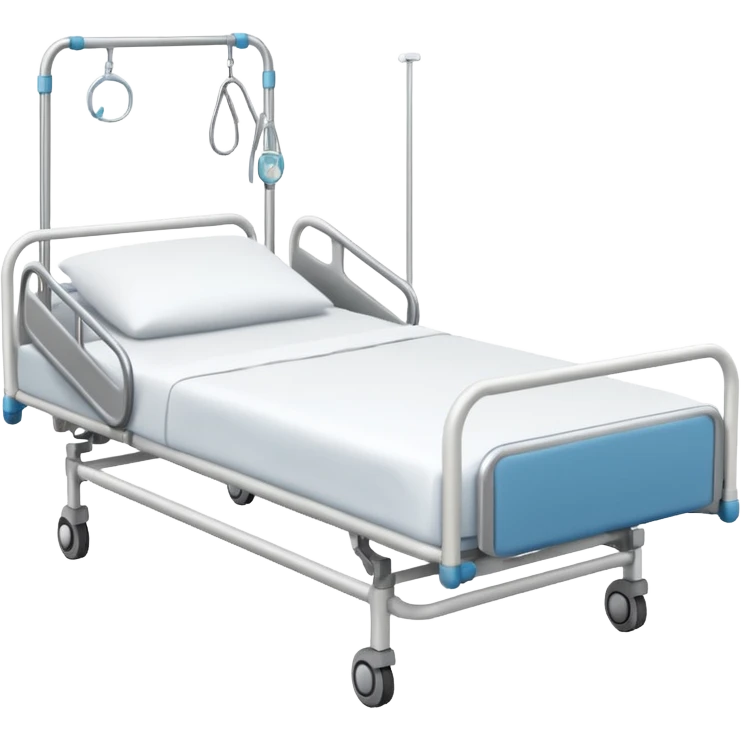 Create a hospital bed taken from a top angle emoji