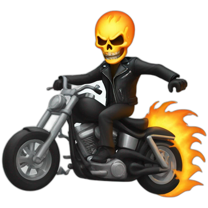Dire Ghost rider emoji