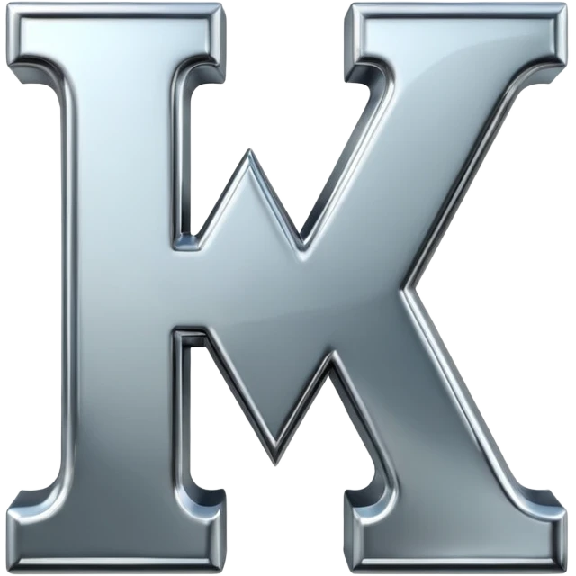 Chrome letter W emoji